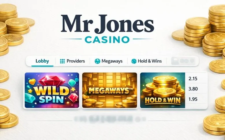 Mr Jones online casino mobile app hero